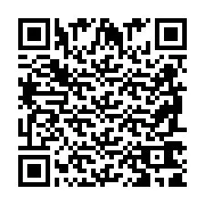 QR-koodi puhelinnumerolle +2698761991