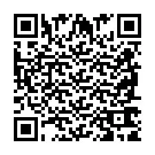 QR код за телефонен номер +2698761998