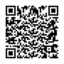 QR-код для номера телефона +2698762005