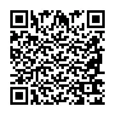 QR код за телефонен номер +2698762073