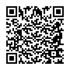 Código QR para número de telefone +2698762077