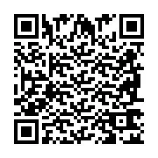 QR Code pour le numéro de téléphone +2698762092