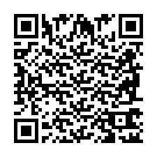 Codice QR per il numero di telefono +2698762102