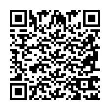 Codice QR per il numero di telefono +2698762113