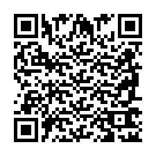 QR-code voor telefoonnummer +2698762130