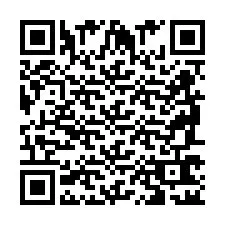 QR-code voor telefoonnummer +2698762150