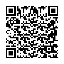 QR-code voor telefoonnummer +2698762152