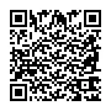 QR код за телефонен номер +2698762183