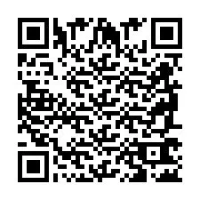 QR-code voor telefoonnummer +2698762220