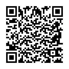 Codice QR per il numero di telefono +2698762247