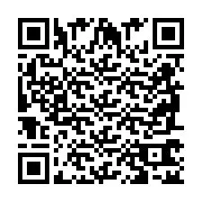 QR код за телефонен номер +2698762504