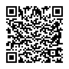 QR-code voor telefoonnummer +2698762509