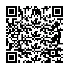 QR код за телефонен номер +2698762567