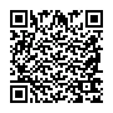 QR-code voor telefoonnummer +2698762579