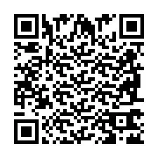 Codice QR per il numero di telefono +2698762602