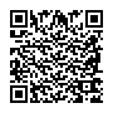 QR код за телефонен номер +2698762626