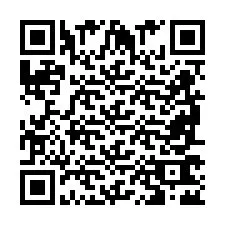 QR код за телефонен номер +2698762637