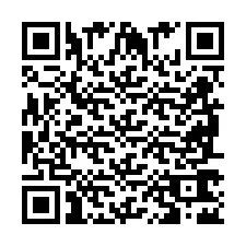 QR-код для номера телефона +2698762696