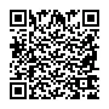 Código QR para número de teléfono +2698762697