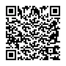 Codice QR per il numero di telefono +2698762703