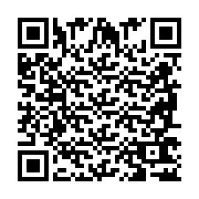 Codice QR per il numero di telefono +2698762772