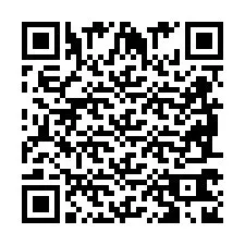 Codice QR per il numero di telefono +2698762802