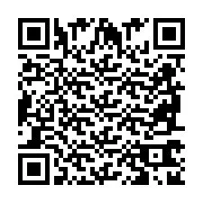 Codice QR per il numero di telefono +2698762803