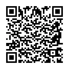 QR-код для номера телефона +2698762807