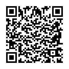 Codice QR per il numero di telefono +2698762817