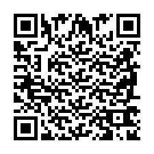 QR-code voor telefoonnummer +2698762824