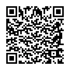 QR код за телефонен номер +2698762829