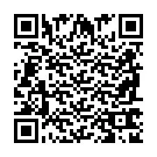 QR Code pour le numéro de téléphone +2698762845