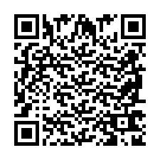 Codice QR per il numero di telefono +2698762859