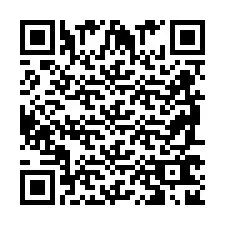 QR код за телефонен номер +2698762861