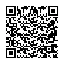 Codice QR per il numero di telefono +2698762883