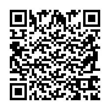 Codice QR per il numero di telefono +2698762901