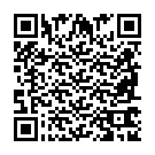 Codice QR per il numero di telefono +2698762907