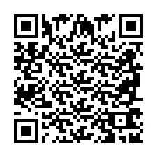 Codice QR per il numero di telefono +2698762923