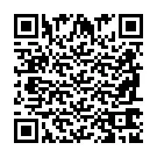 Codice QR per il numero di telefono +2698762985