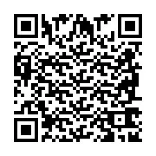 Codice QR per il numero di telefono +2698762992