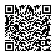 QR-code voor telefoonnummer +2698763029