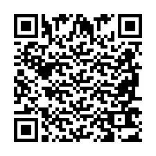 Código QR para número de teléfono +2698763077