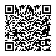 QR-код для номера телефона +2698763087