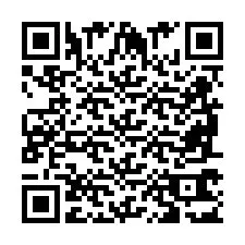 QR-код для номера телефона +2698763107