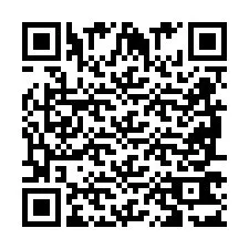 QR-code voor telefoonnummer +2698763136