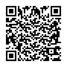 QR-code voor telefoonnummer +2698763202