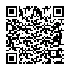 QR-код для номера телефона +2698763203