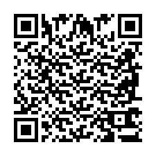 Codice QR per il numero di telefono +2698763316