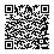 Codice QR per il numero di telefono +2698763350