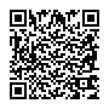 QR код за телефонен номер +2698763402